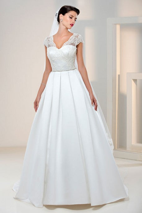 Brautkleid A Bela Noiva 1305 Größe 34 ivory